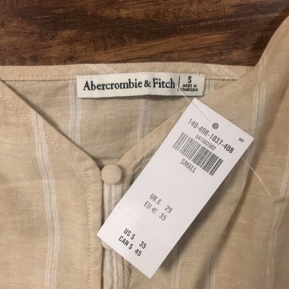 Ribbon-Strapped Tank - Abercrombie, Size Small - Picture 3 of 3